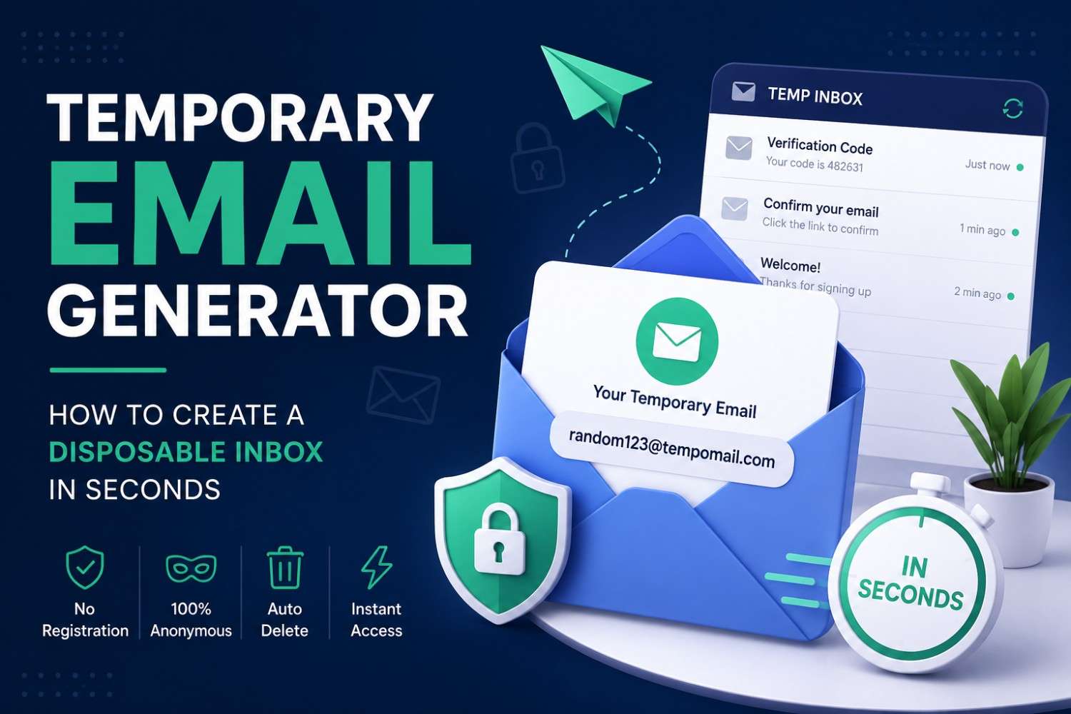 Temporary Email Generator: How to Create a Disposable Inbox in Seconds